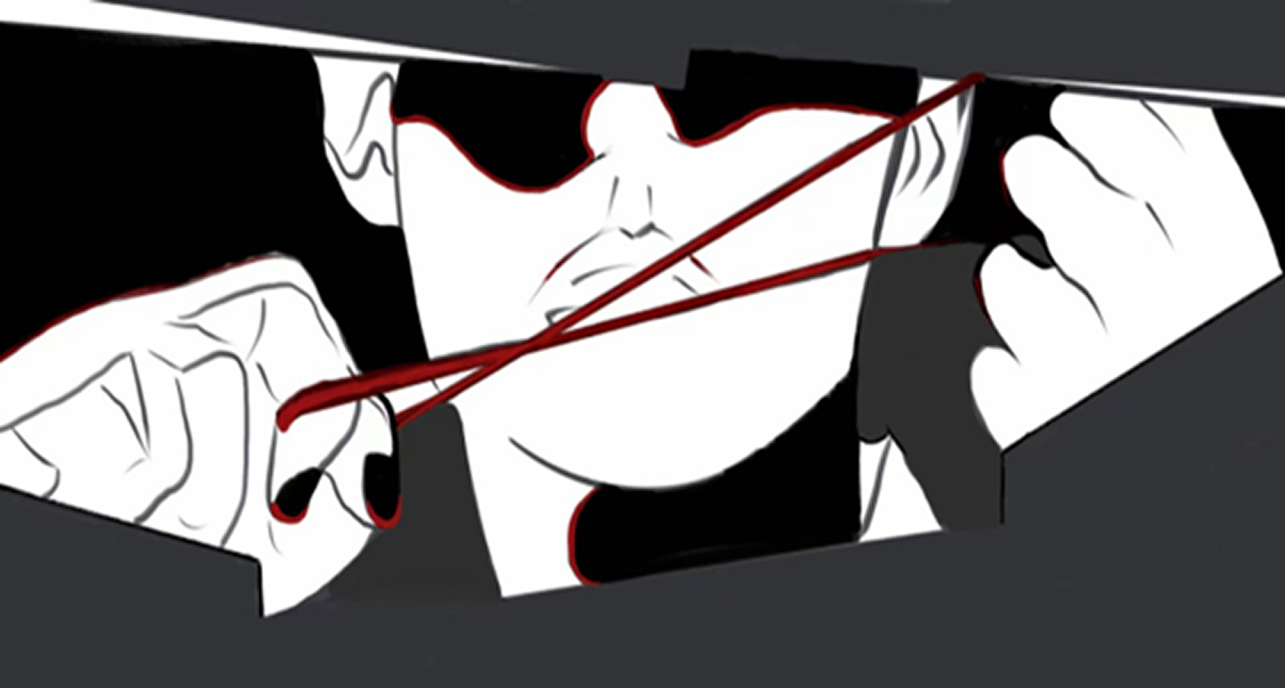 stationery materials laying on a grid