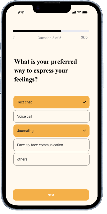 Communication preference onboarding