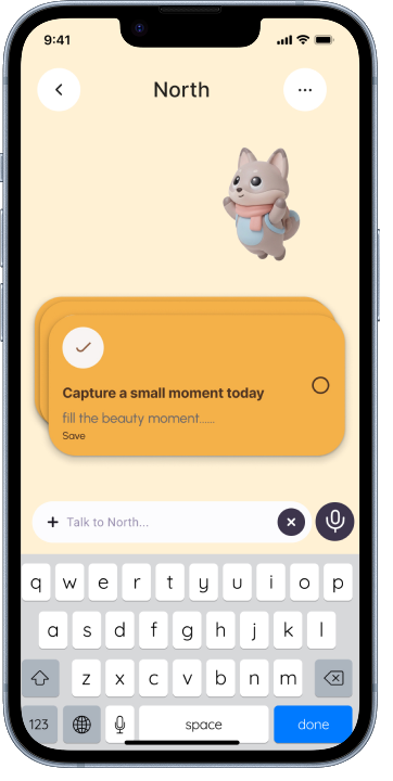Capture a small moment interaction