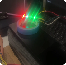 LED setup · physical experiment