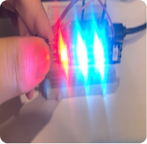 Multicolor LED test · physical experiment