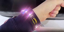 Wearable LED test · physical fit